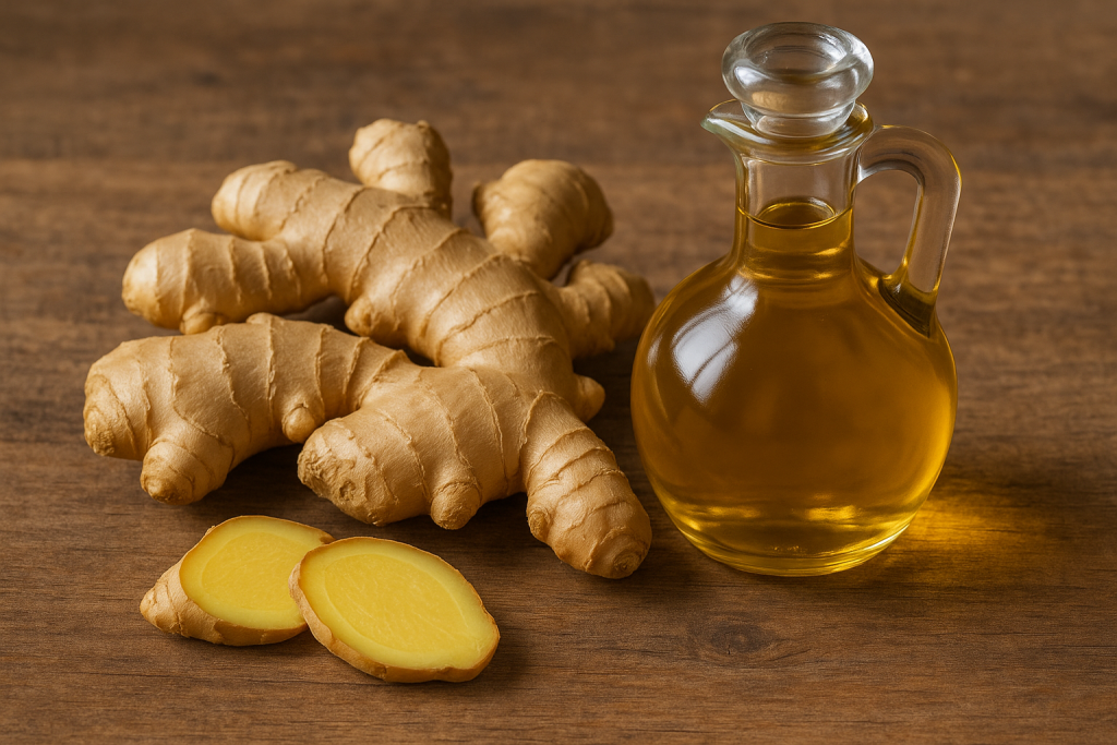 روغن گیاهی زنجبیل برای تسکین درد کتف