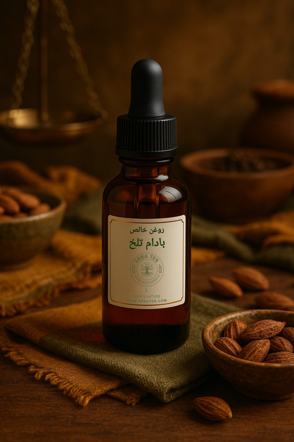 روغن بادام تلخ
